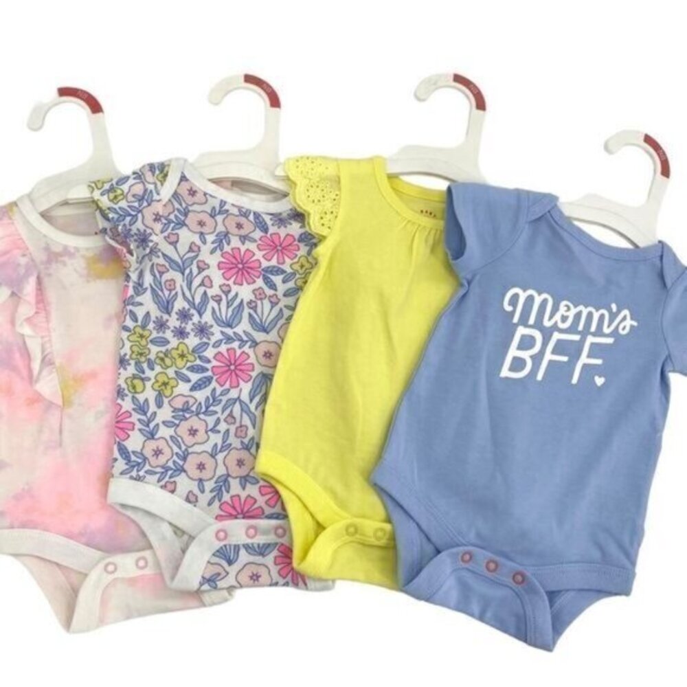 Cat & Jack Newborn Baby Bodysuit Onsie Bundle Lot New